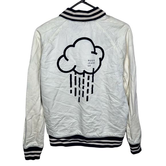 Nudie Jeans Reversible Bomber Full Zip Jacket Medium - Picture 5 of 6